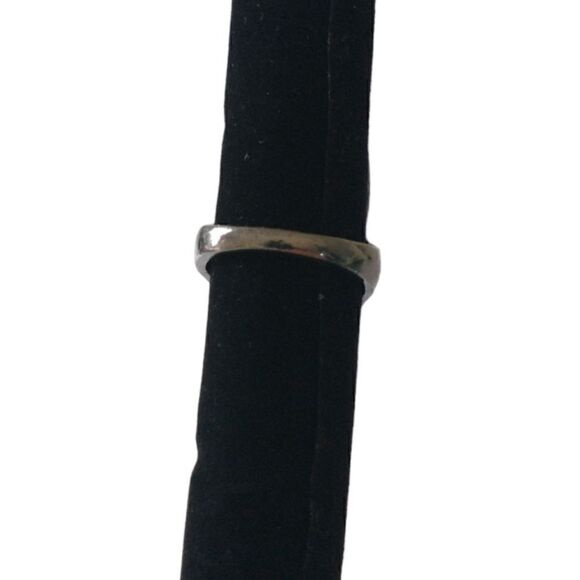 Crystal Rhinestone Knuckle Ring Long Large Gunmetal Clear Statement Sz 9 Chunky. - Picture 13 of 16